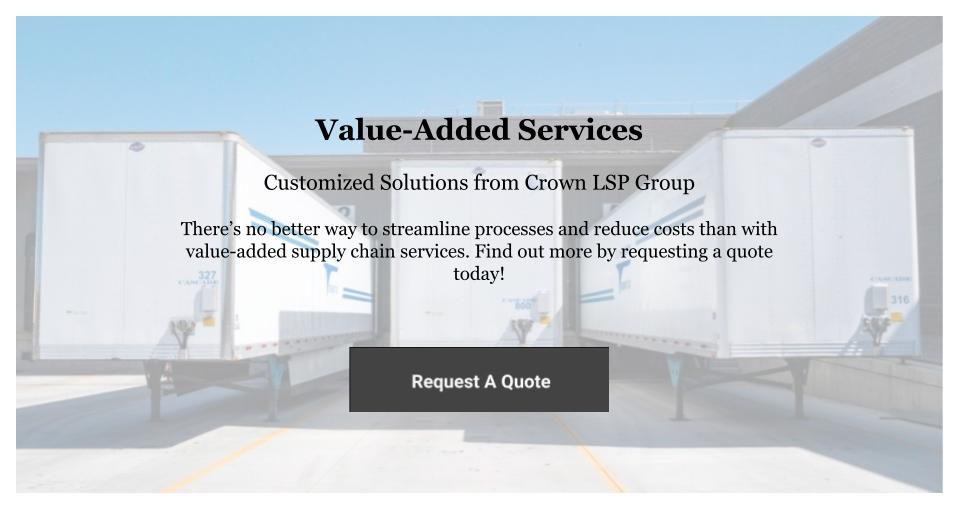 Request A Quote For Value-Added Services