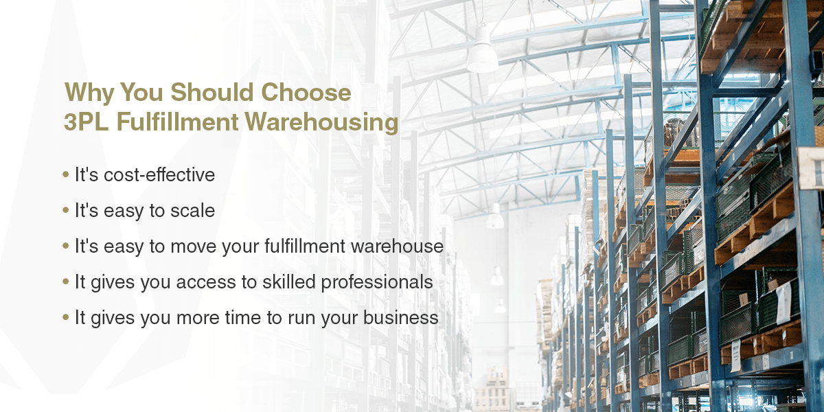 why you should choose 3pl fulfillment warehousing