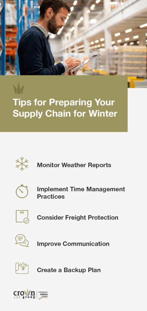 Tips for preparing your supply chain for winter